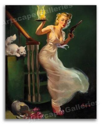 Gil Elvgren 1950 PinUp Girl 