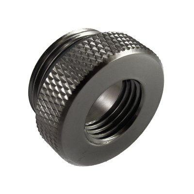XSPC M20 to G1/4'' Fillcap Adapter, Black Chrome 