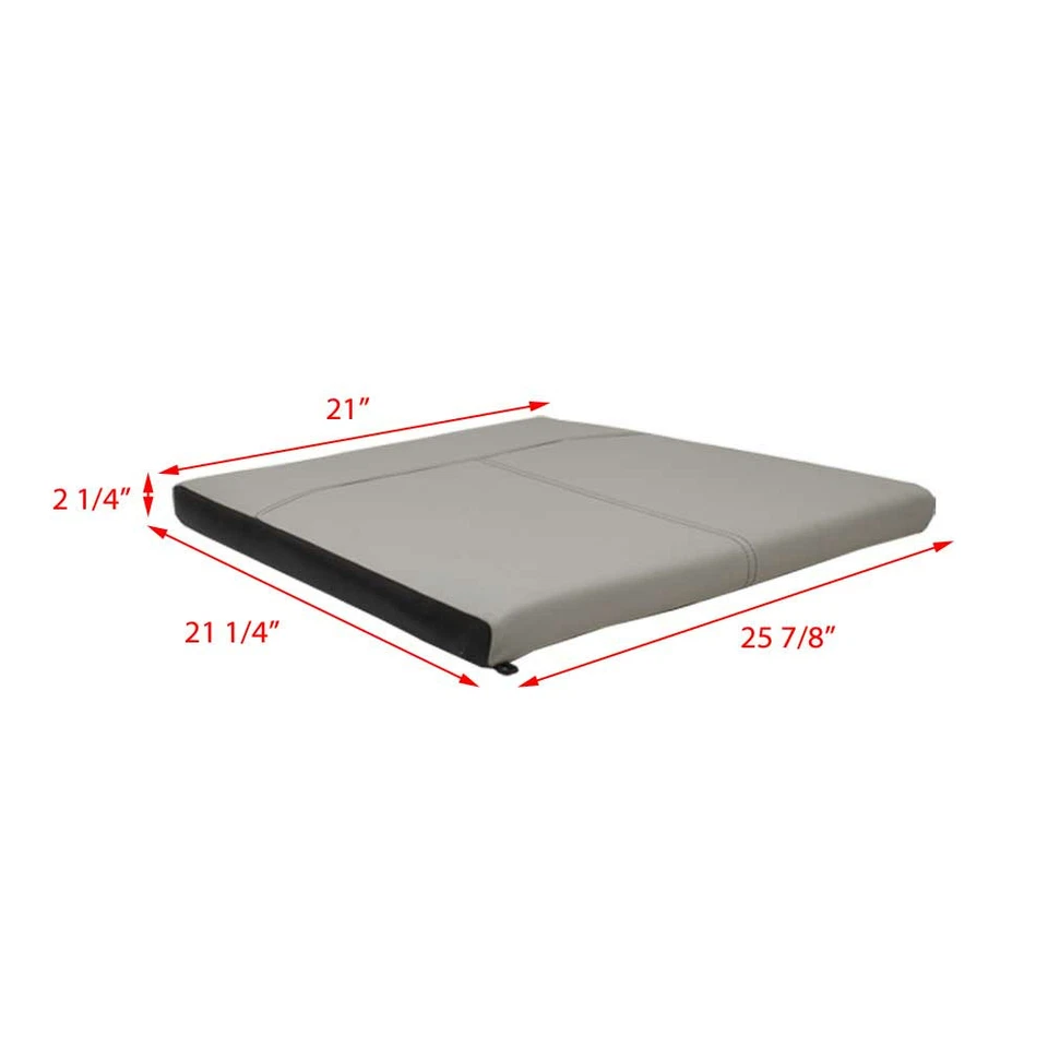 Подушки для сиденья с бантом для лодки Crestliner 2279653 | серые черные (пара) - Изображение 4 из 4