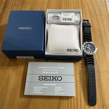 Seiko Solar Men's Black Watch - SNE107P2 for sale online | eBay