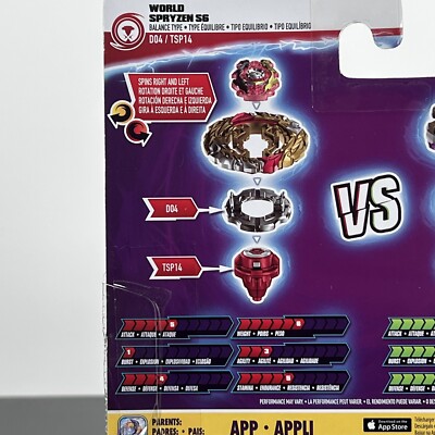 Beyblade Burst Surge Speedstorm World Spryzen S6 & Betromoth B6