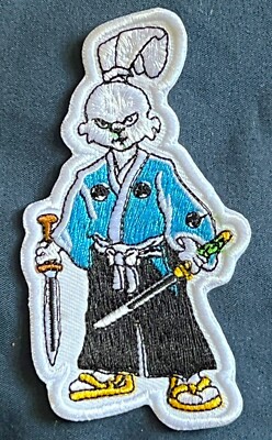 TMNT figure patch USAGI YOJIMBO embroidered NINJA TURTLES Shredder April Rabbit