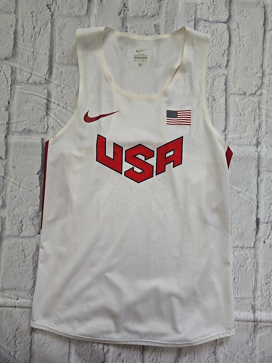 Nike Pro Elite Team USA Olympic Singlet Distance Men XS brand new 
