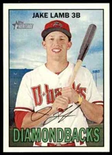 2016 Topps Heritage Jake Lamb #39 Arizona Diamondbacks
