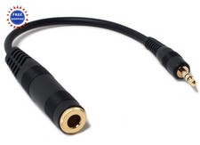 SENNHEISER Adapter Cable Female 1 4 6 3mm to Male 1 8 3 5mm Plug for Headphones