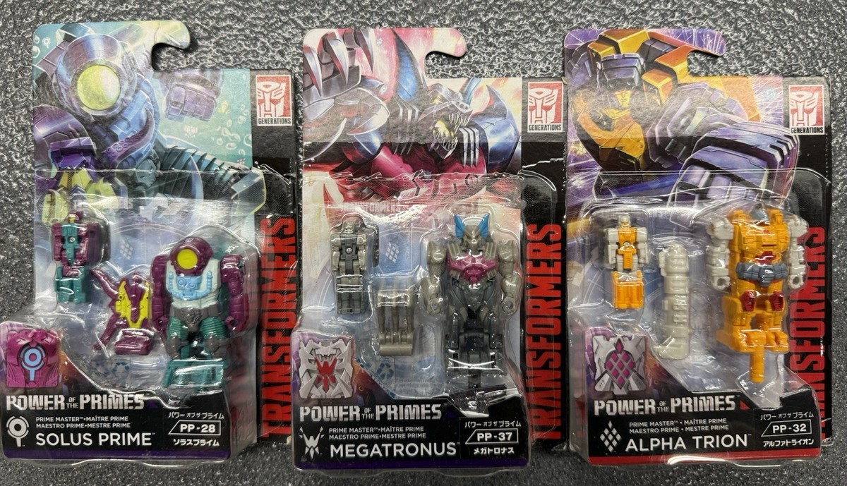 TAKARA TOMY Power the Prime PP-28+32+37 SOLUS PRIME+MEGATRONUS+