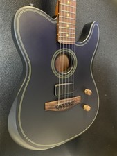 Fender Acoustasonic Standard Telecaster Electric Guitar Black