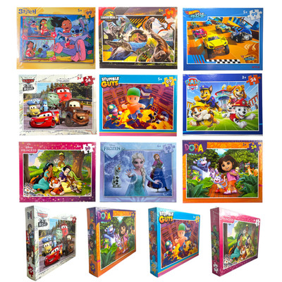Kinderpuzzle 24/50/99 Teile ab 3/4/5 Jahre Puzzle Papier Motivauswahl NEU & OP V
