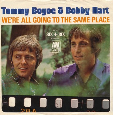 Boyce  Hart - We're All Going To The Same Place / Six  Six - Used  - G12170z