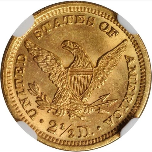 1892 MS63 NGC 2,440 Minted! Undervalued Key Date Gold $2.50 Quarter Eagle