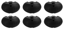 (6) Rockville D4-16 Black Dual 4" 16-ohm Swivel Outdoor Home Patio Speakers