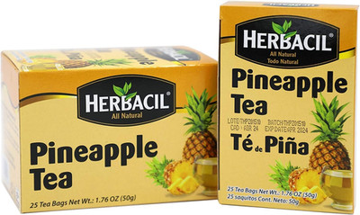 Pineapple Tea, Herbal Tea with Dehydrated Pineapple Fruit, Caffeine - Free, 2-Pa