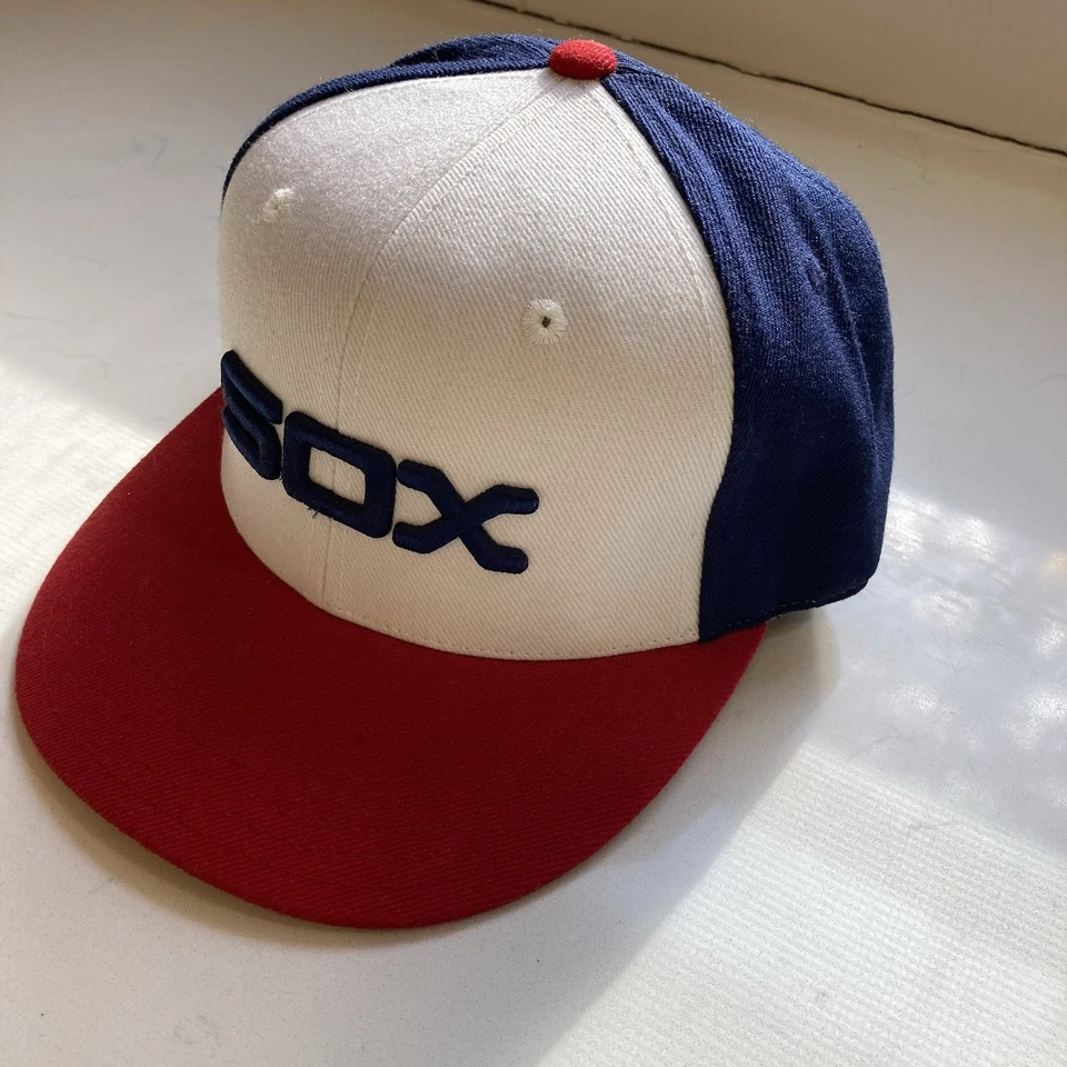 Chicago White Sox Cooperstown Collection Fitted Hat 7 3/8 American Needle MLB - Image 3 of 4
