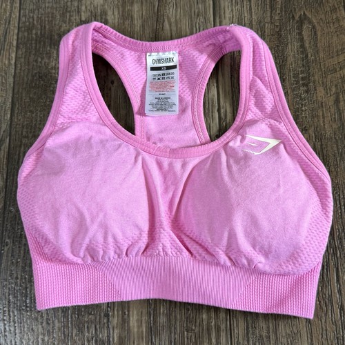 Gymshark Vital Seamless 2.0 Sports Bra in Pink Marl XS