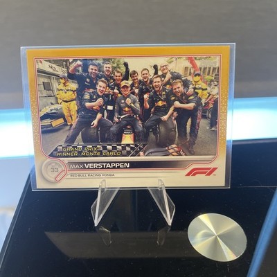 2022 Topps Formula One F1 Max Verstappen #155 Gold /50 