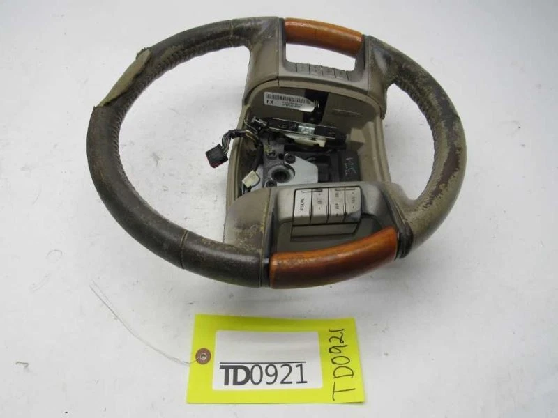 Lincoln MKZ 2007 3,5 L volante interruptor de control de crucero moldura de madera OEM Foto 3 de 4