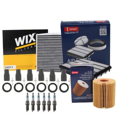 Denso Tune Up Kit NGK 6 Spark Plugs & Boots Kit for Tundra 4.0 V6 1GR-FE SR 2014
