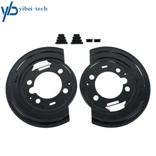 924-493 Rear Left + Right Disc Brake Dust Shields For Chevrolet GMC Hummer Pair