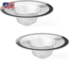 Shower Hair Drain Catcher, Stainless Steel Hair Catcher for Sink Bathroom Tub Dr