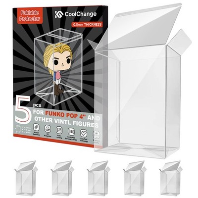 Schutzhülle kompatibel mit Funko POP! | Protector Case für POP 4'' | 5, 10, 20Stk