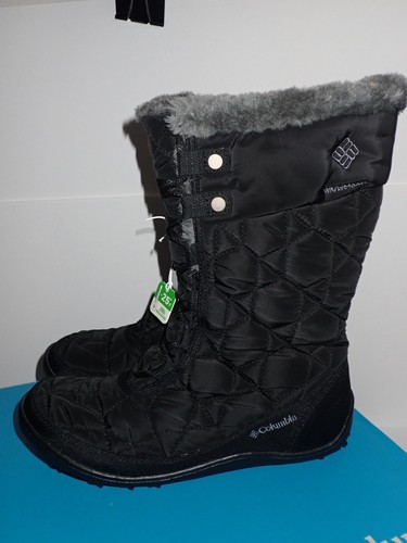 NEW Columbia Woman's 8 Minx Mid II Omni-Heat Winter Boots Black Charcoal w/ Box - Picture 10 of 20