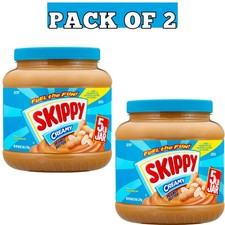 2 Pack SKIPPY Creamy Peanut Butter, 5 Pound Jars