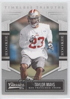 2010 Panini Classics Timeless Tributes Silver 34/100 Taylor Mays Rookie RC 0a1