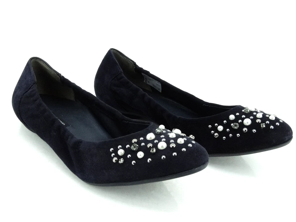 PRADA Damen Brogues Grau-Weiß Gr 39