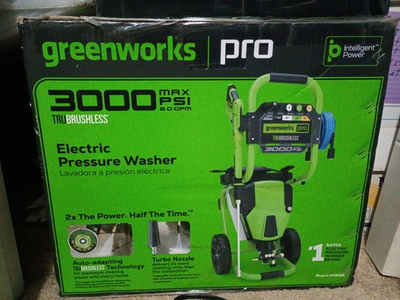#ad #ad Greenworks Pro 3000 PSI 2.0 GPM Electric Pressure Washer Brushless BNIB $499.95