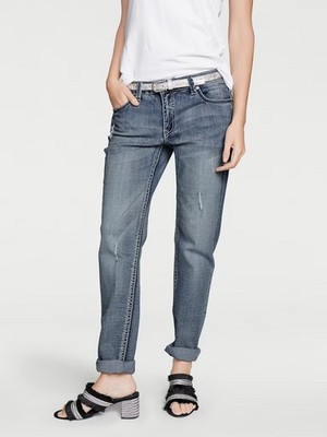 Jeans Blau 18 36 B.C. Damen Jeans Boyfriend-Style bleached UVP: 49,99  5.6625