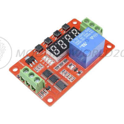 DC 12V PLC Relay Multifunction Self-lock Cycle Timer Module Delay Time Switch US