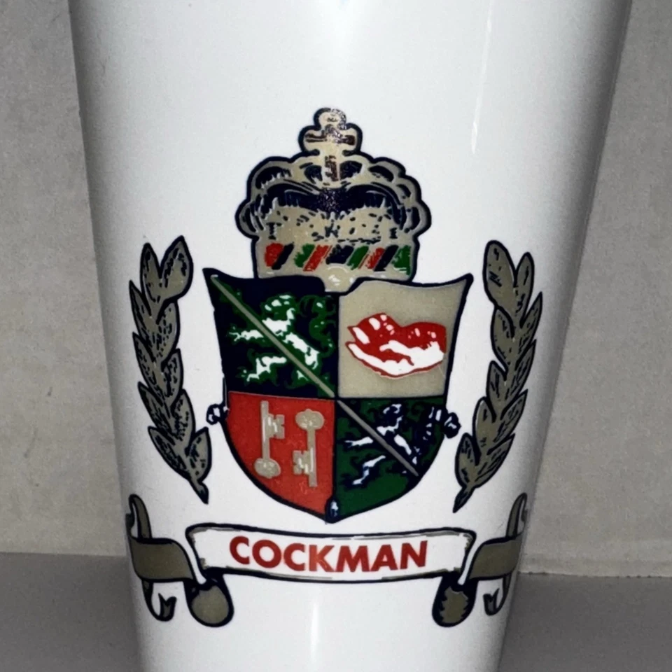 Copo Vintage Cockman Family Crest 6” Nome Engraçado Tumbler – Ótimo Presente de Mordaça! - Imagem 2 de 4