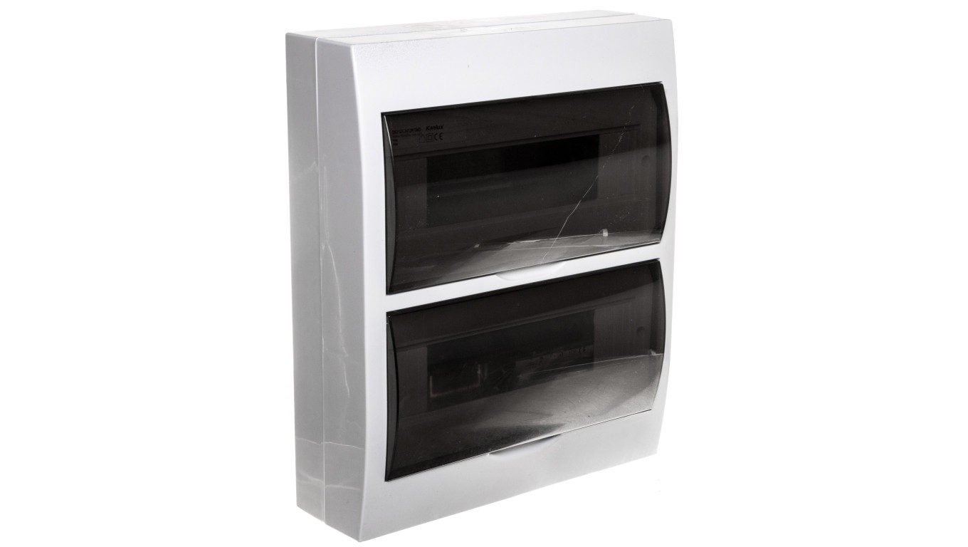 Module distributor plastic 2x12 surface-mounted IP40 IDEAL 3835