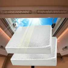 2PCS 14"x14" RV Vent Insulator, Reflective Skylight Shade for Camper Roof Vent
