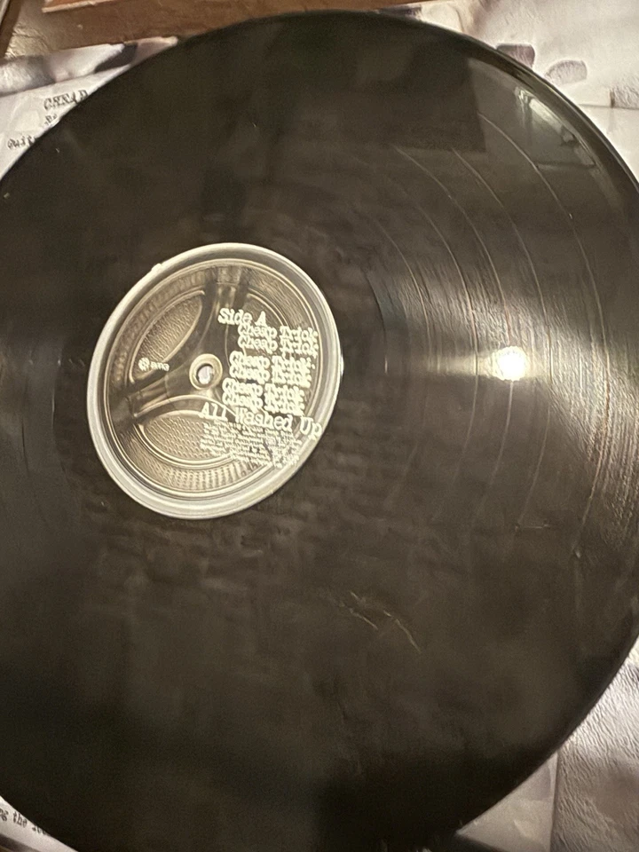 Cheap Trick - All Washed Up - Lp, Album Fully Signed Graphite Marble  Vinyl - Image 3 of 4
