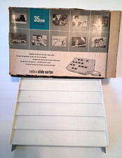 Vintage Antique Radex 35mm Slide Sorter Holds Multiple Slides Collectors READ