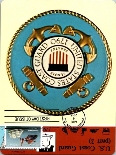 Dr Jim Stamps Maximum Card United States Coast Guard Forever Fdc