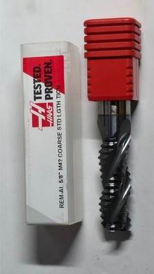 JMS REM-AL 5/8'' M42 8% Cobalt Coarse Pitch TiCN Coated 3-Flute Roughing End Mill