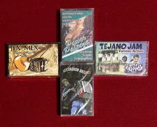 LOT OF 4/29 ARTISTS  LA ONDA CHICANA-CONJUNTO TEJANO-PURO TEJANO NEW-SEALED-MINT
