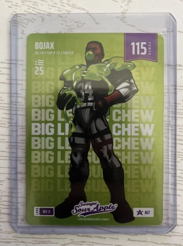 2025 Bo Jackson Battle Arena Bojax Big League Chew Sour Apple Alt #BLC-2