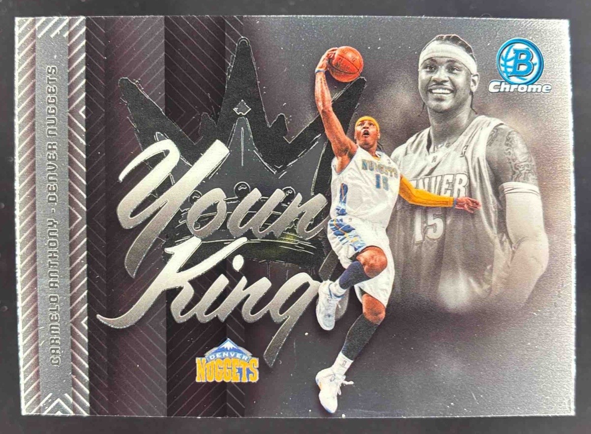 2025-26 Bowman Basketball Carmelo Anthony Young Kings #YK-22 Denver Nuggets