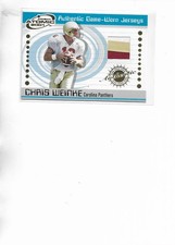 CHRIS WEINKE 2001 PACIFIC  PRISM ATOMIC  3 COLOR PATCH ROOKIE CARD. rookie card picture