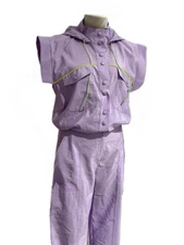 Kiwe Purple Tracksuit Set: Versatile & Stylish Wardrobe Essential, Size 38