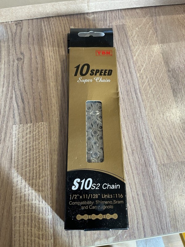 YBN S10CR S10 S2 10-Speed Bike Chain Compatible with Shimano, SRAM, Campagnolo
