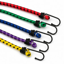 20x Spanngummi 25-75 cm mit Haken Spannseil Gepäckgummi Expander Fahrrad Auto