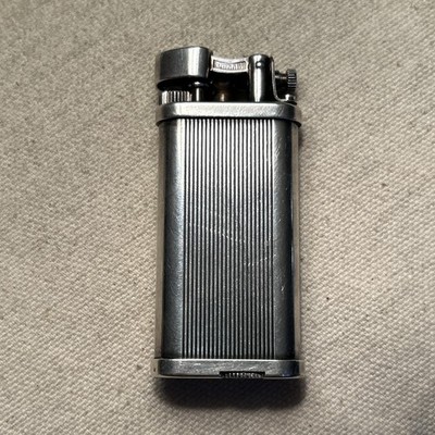 Vintage Dunhill Unique Silver Black Lighter