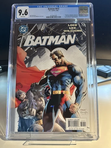 Batman, Vol. 1 #612. 2003. Graded CGC 9.6. NM+. 2nd Cameo App. Hush.