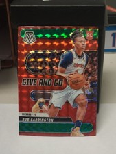 2024-25 Mosaic Basketball Green Mosaic Give And Go Bub Carrington RC #15