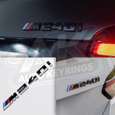 BMW M240i Emblem Hochglanz Schwarz Heck Boot Badge Decal Emblem F22 G42