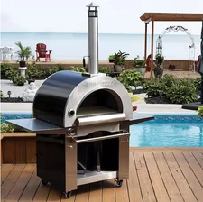 PINNACOLO IBRIDO Wood and Gas Fired Hybrid Pizza Oven